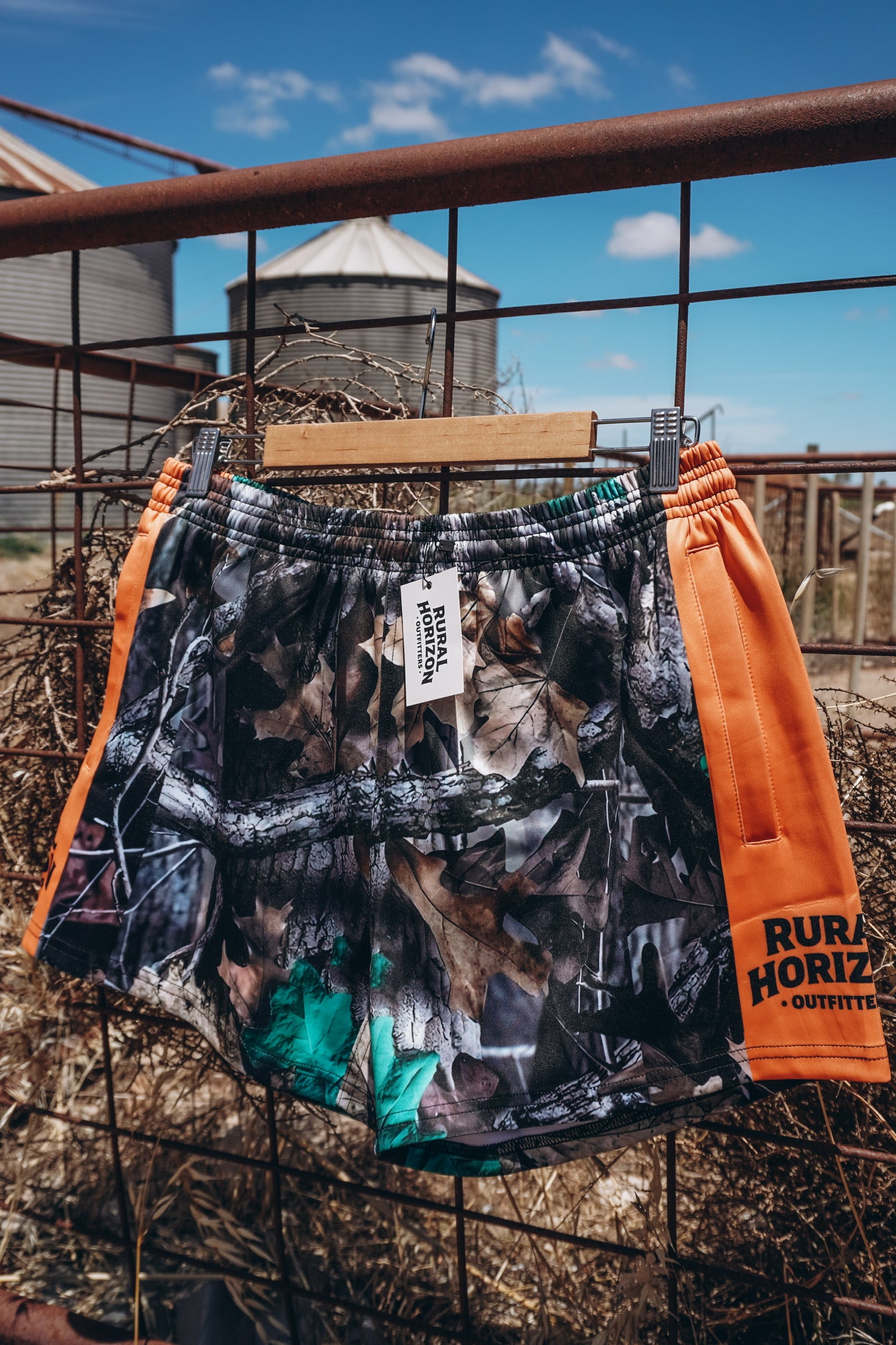 Bushland Blaze Footy Shorts