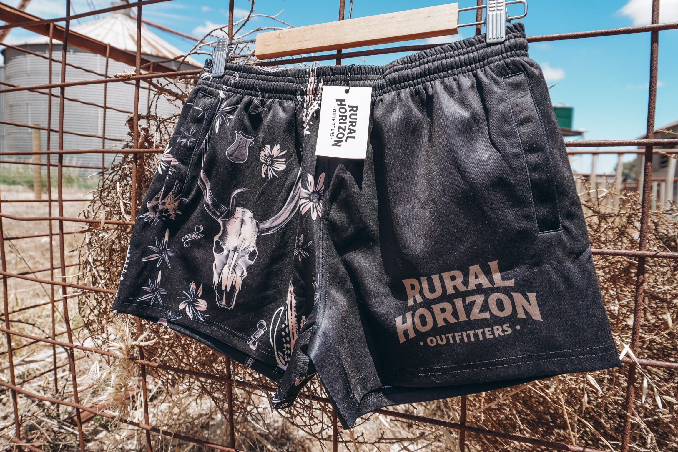 Dusk and Dust Footy Shorts