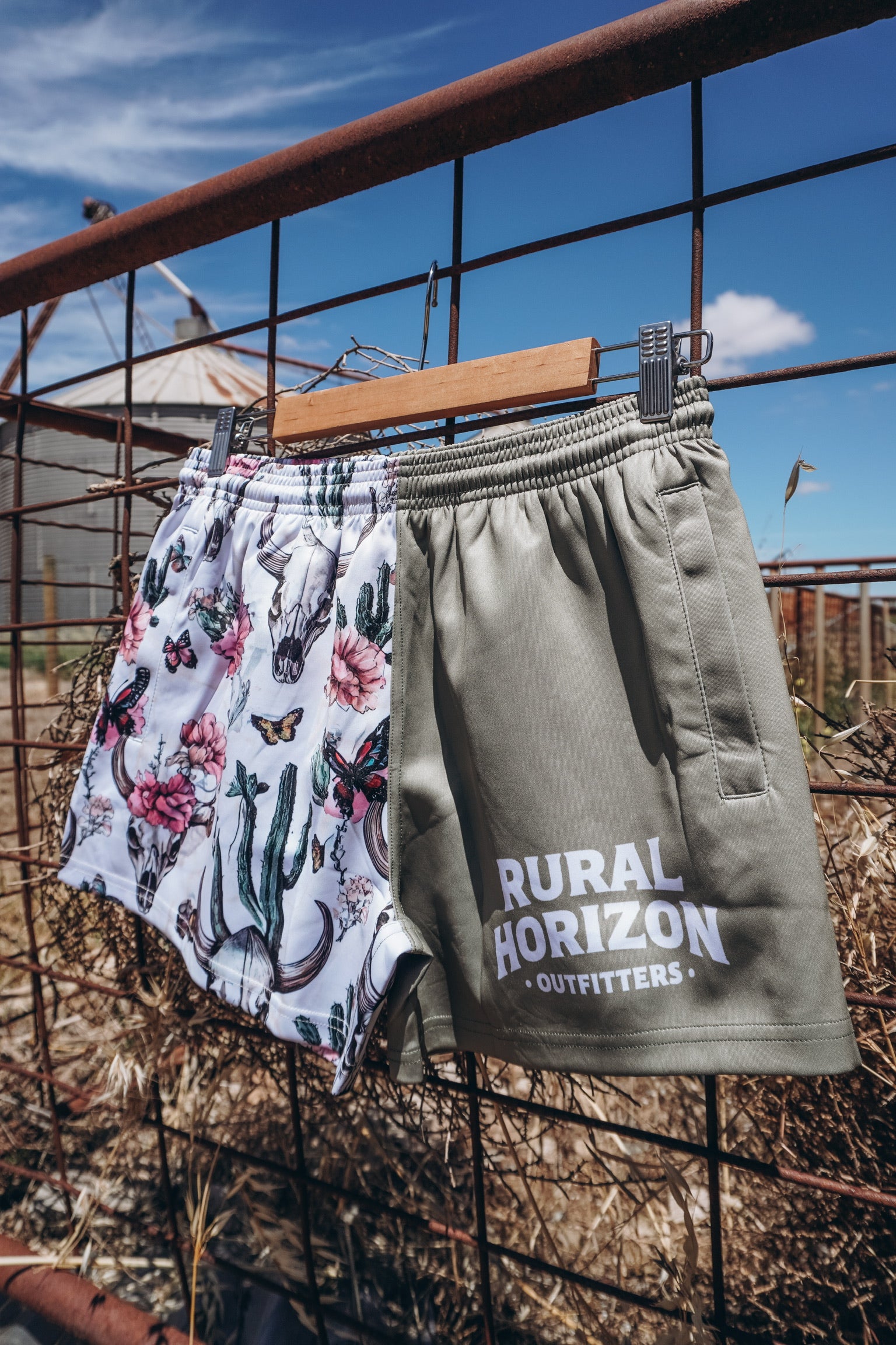 Desert Bloom Footy Shorts