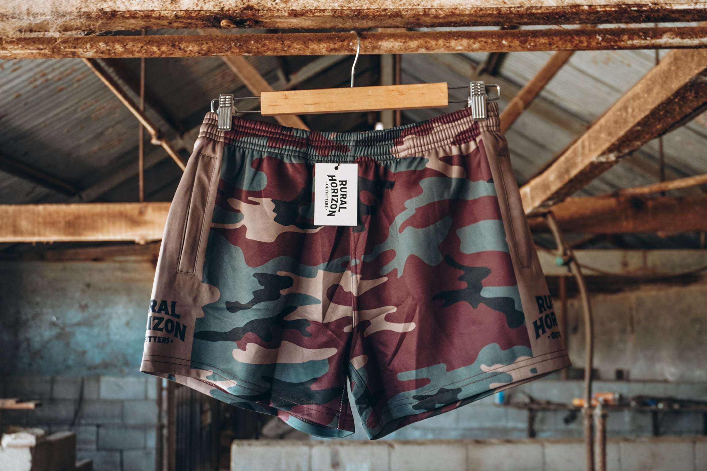 Duststorm Camo Footy Shorts
