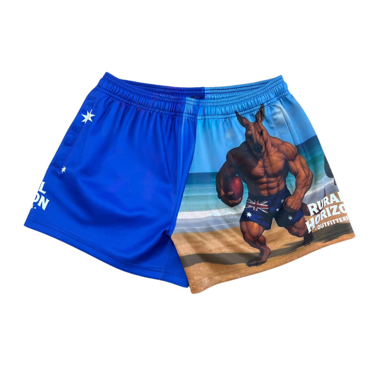 Straya Made footy shorts