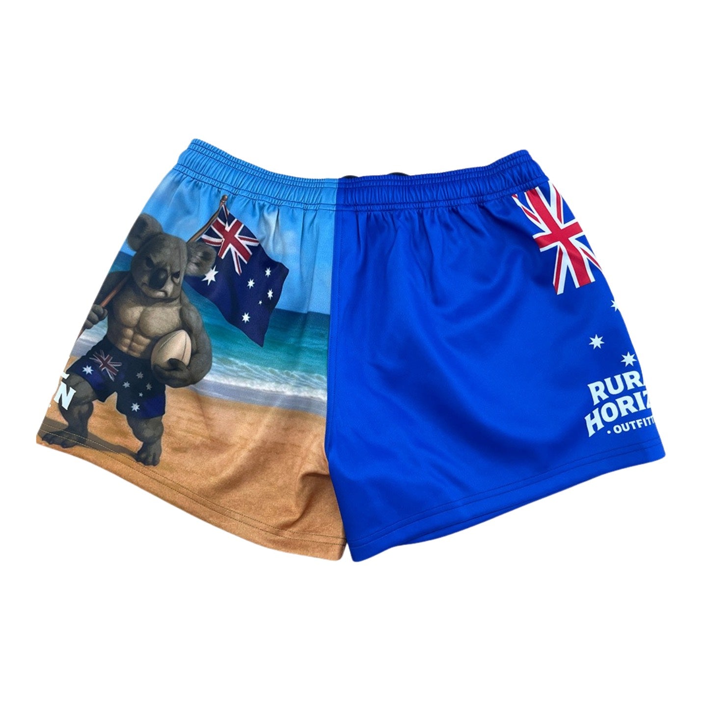 Straya Made footy shorts