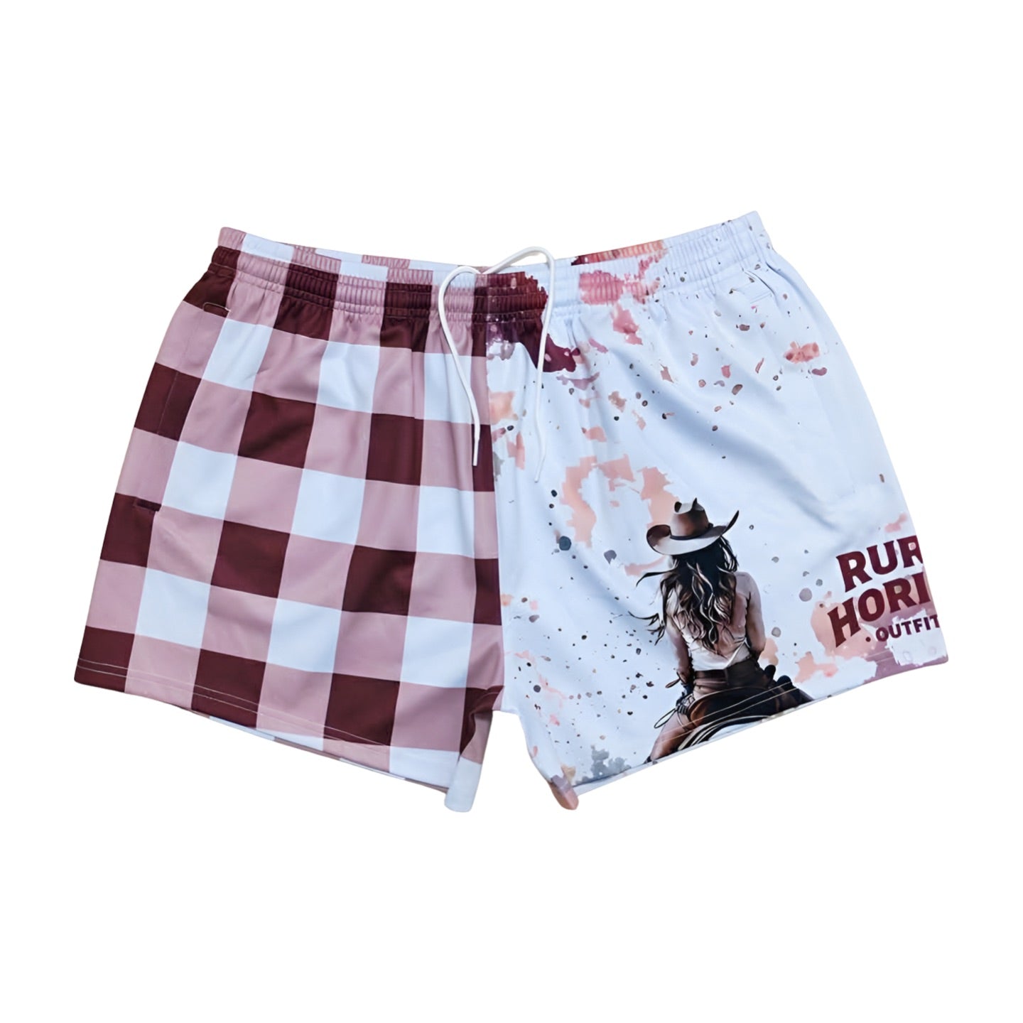 Buckaroo Check Footy Shorts